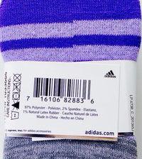 ADIDAS Women's Superlite Climate Socks - Purple (6 Pairs) - oddros.shop