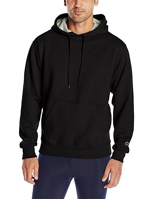 Champion Men's Powerblend® Sweats Pullover Hoodie - Black (XL) - oddros.shop