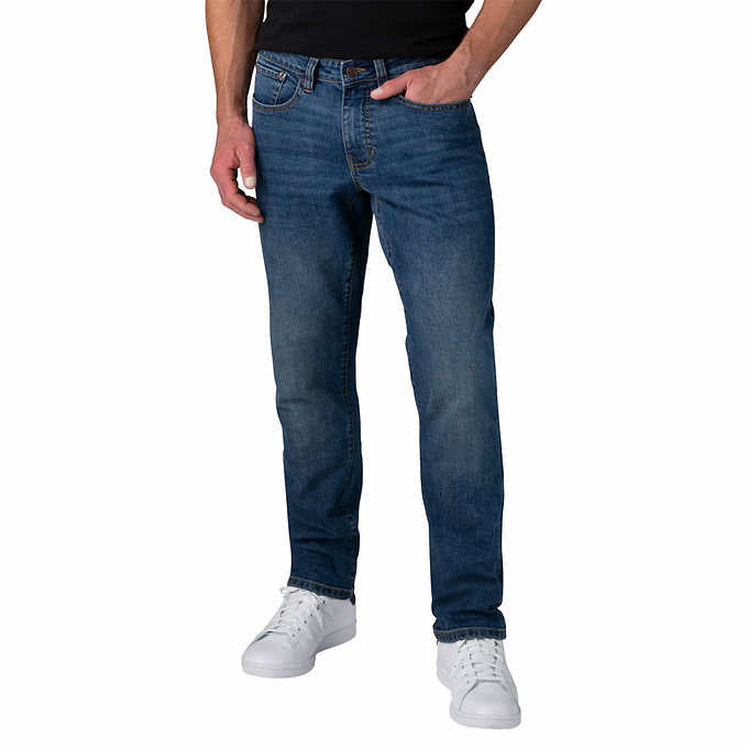IZOD Men's Comfort Stretch Blue Jean (34 x 29) oddros.shop