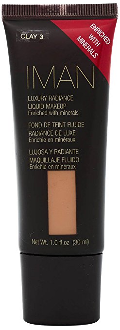 IMAN COSMETICS Luxury Radiance Liquid Makeup, Clay 3 - oddros.shop
