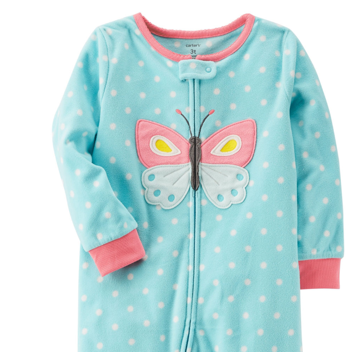 Carter's Long Sleeve One Piece Pajama‑Toddler Girls (1-Piece) - oddros.shop