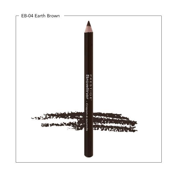 PRESTIGE COSMETICS Browliner Pencil,  EB-04 Earth Brown - oddros.shop