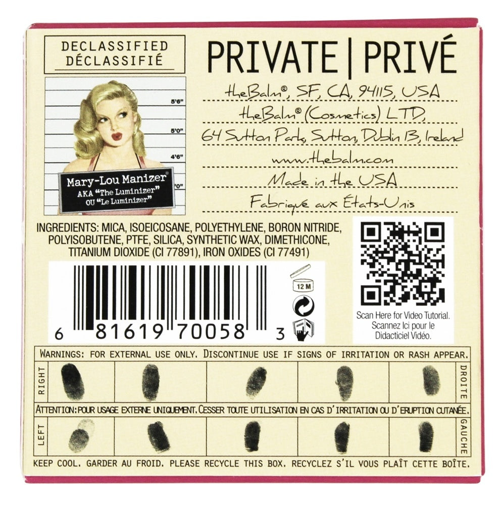 theBalm Mary-Lou Manizer Highlighter, Shadow & Shimmer