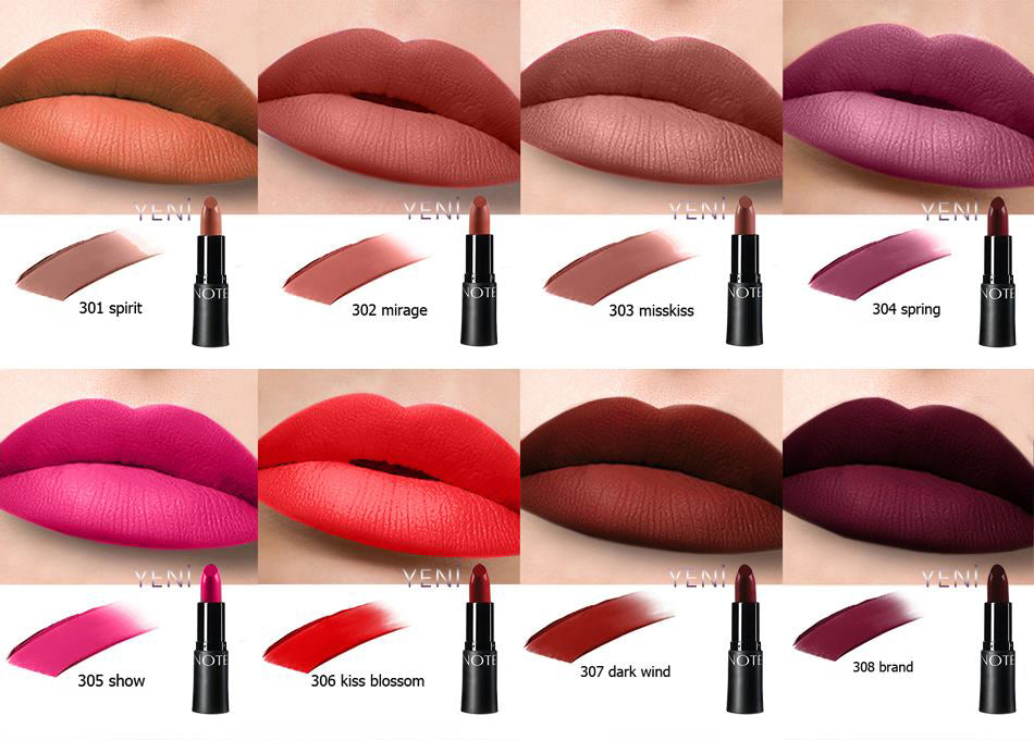 NOTE Cosmetics Mattemoist Lipstick -  306 Kiss Blossom - oddros.shop