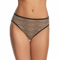Felina Ladies' Cotton Stretch,  Hi Cut Bikini (6-pack) - oddros.shop