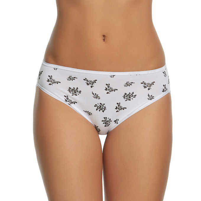 Felina Ladies' Cotton Stretch,  Hi Cut Bikini (6-pack) - oddros.shop