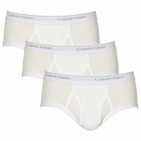 Calvin Klein Men's Classic Briefs, X-Large - White (3 Pack) - oddros.shop