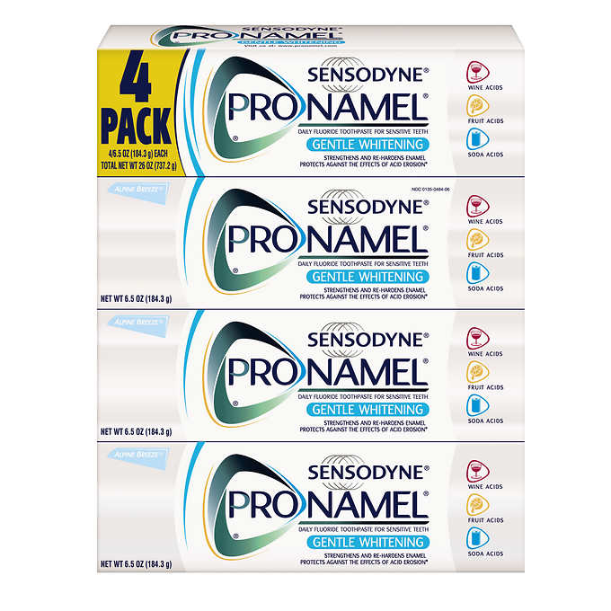SENSODYNE (4-Pack) ProNamel Gentle Whitening Toothpaste - oddros.shop