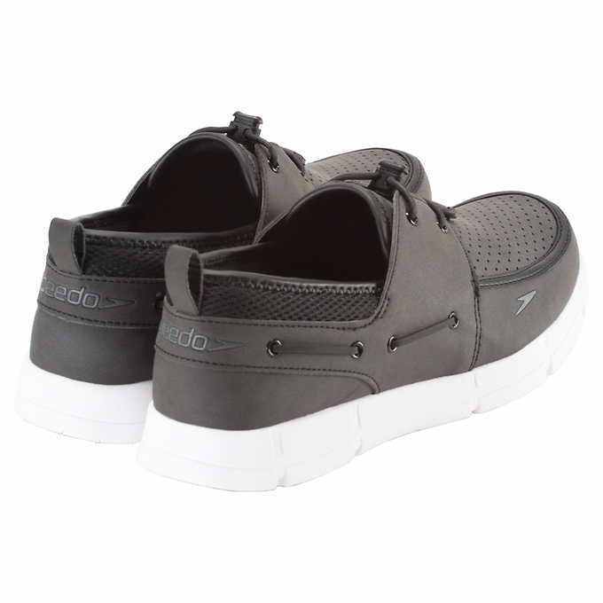 Speedo Men's Boat Shoe, Black - Size 11 - oddros.shop