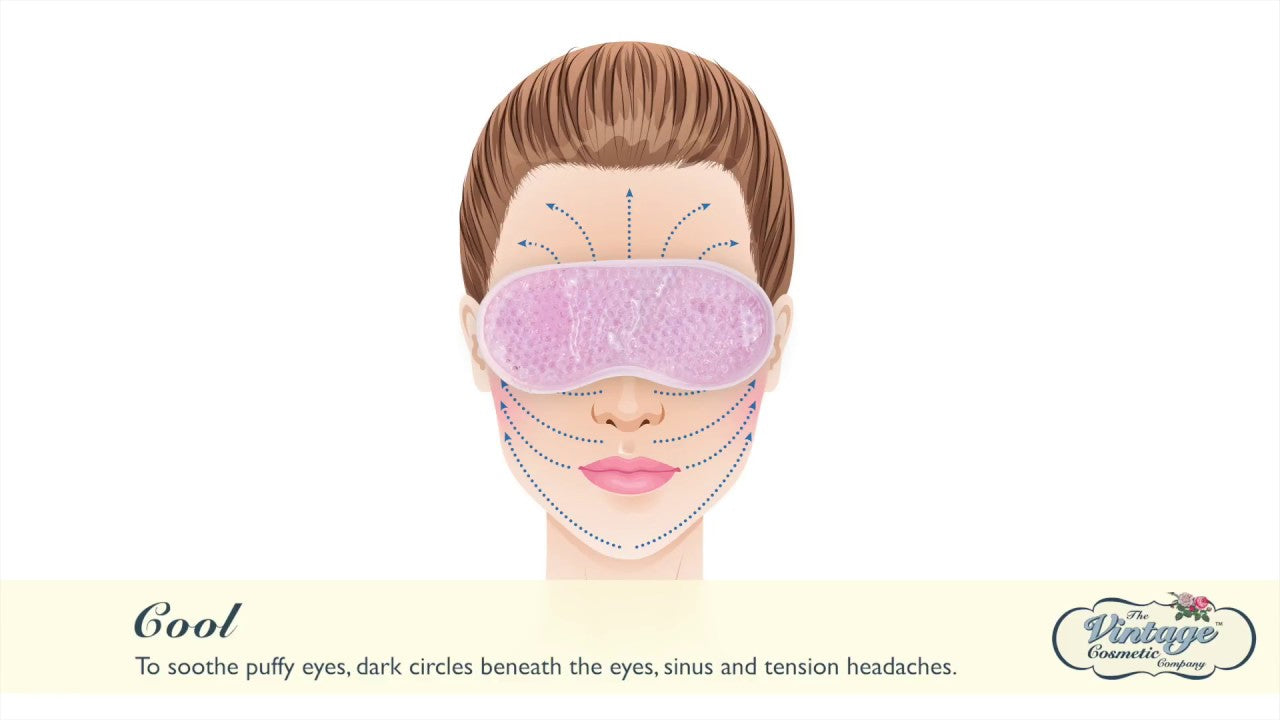 The Vintage Cosmetic Company - Gel Bead Eye Mask - oddros.shop
