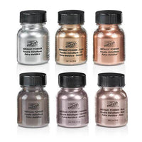 Mehron Makeup Glitter Powders - Metallic Bronze, 0.75 oz (28g) - oddros.shop
