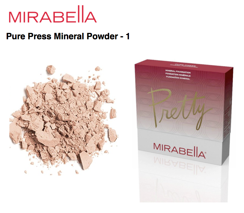 Mirabella Pure Press Mineral Powder Medium Coverage Foundation - I - oddros.shop