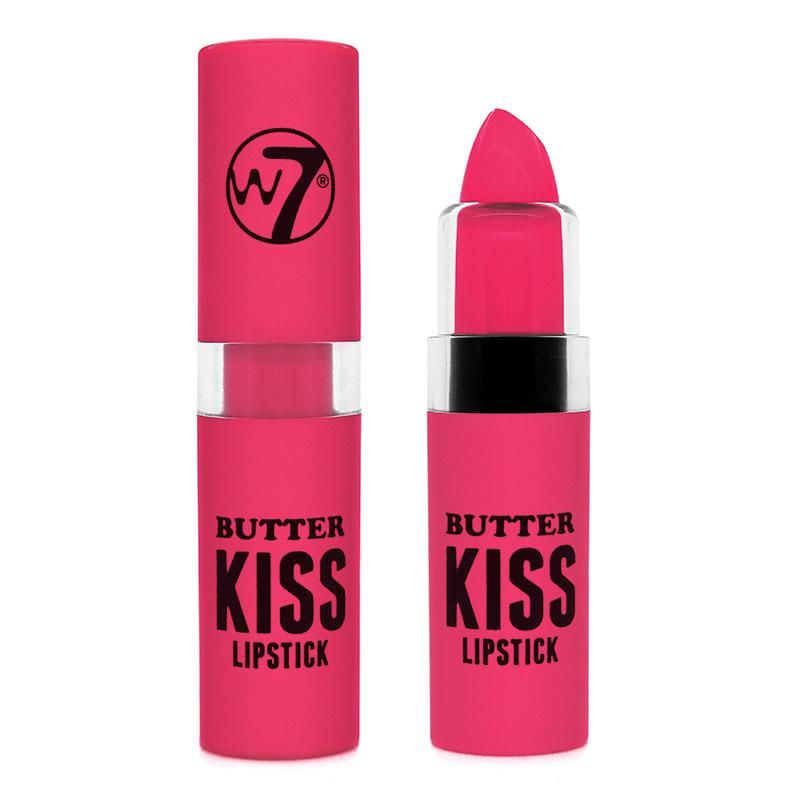 W7 COSMETICS Butter Kiss Lipstick - Red Tulip, 0.10 Oz (3g) - oddros.shop