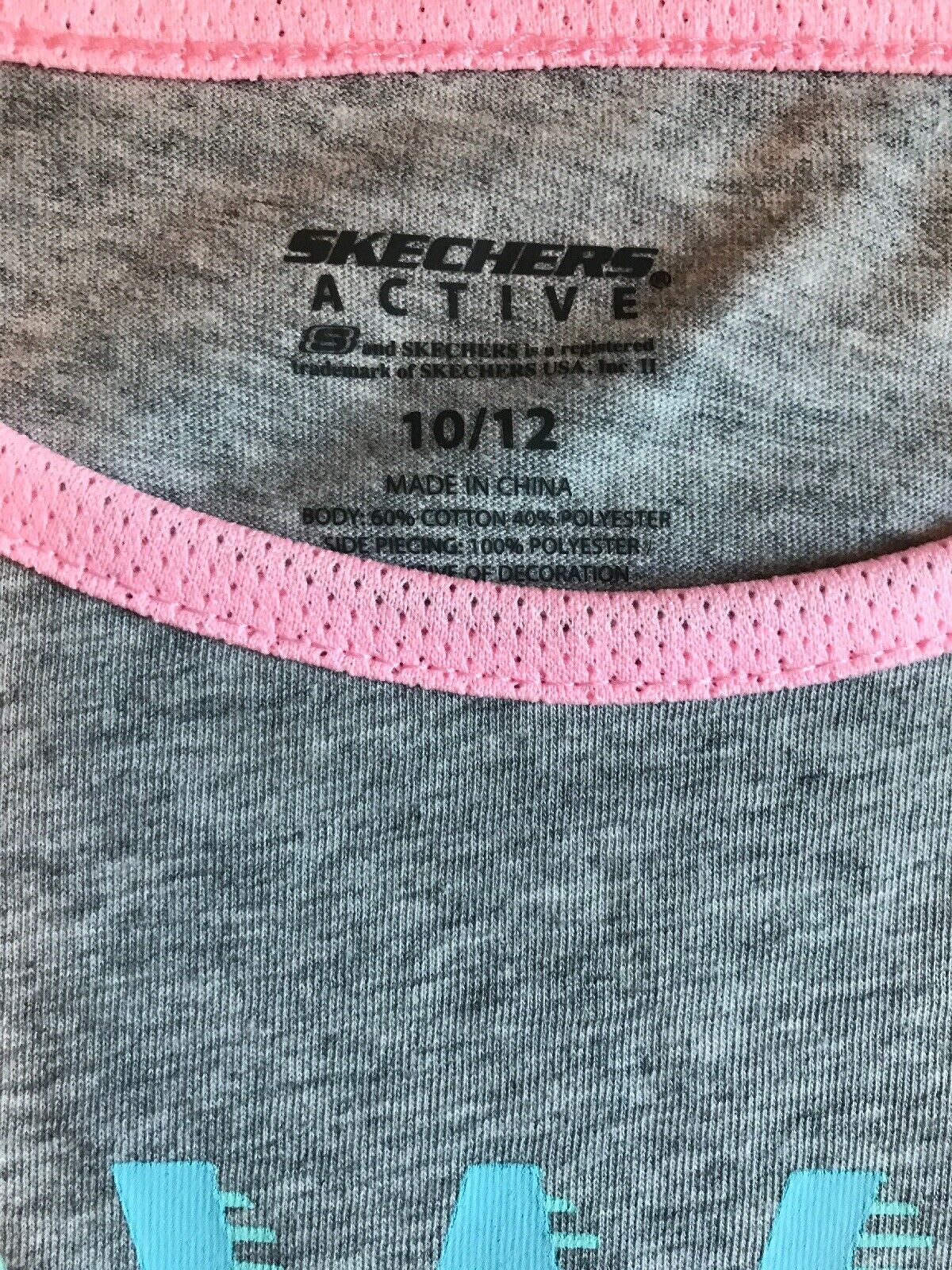 Skechers Girls Active Sport Tee Shirt “Awe Some Ness” (Size 10-12). - oddros.shop