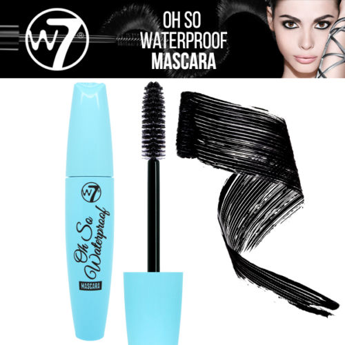 W7 COSMETICS Oh So Waterproof - Blackest Black Mascara - oddros.shop