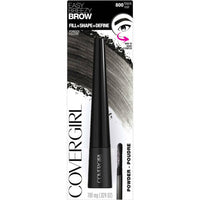 CoverGirl Easy Breezy Brow Fill Plus Shape Define Eyebrow Powder, 800 Black - oddros.shop