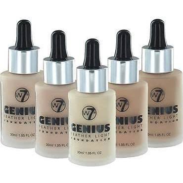 W7 Cosmetics Genius Feather Light Foundation - 1.05 Fl Oz (30 ml) - oddros.shop