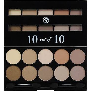 W7 COSMETICS Perfect 10 Out Of 10 Eyeshadow Palette Browns - oddros.shop