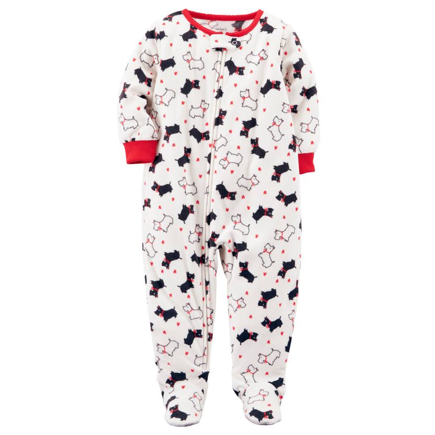 Carter's Long Sleeve One Piece Pajama-Baby Girls (1-Piece) - oddros.shop
