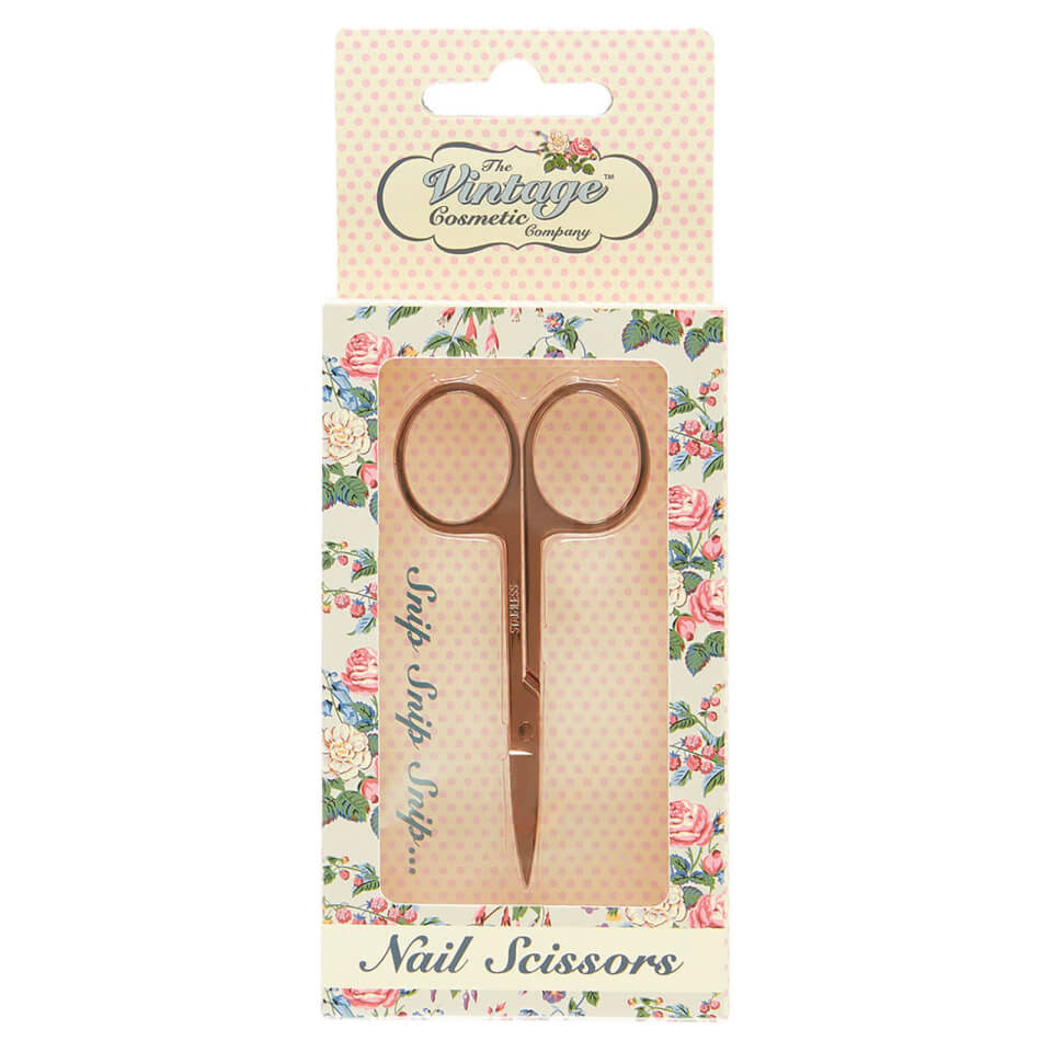The Vintage Cosmetic Company Scissors, Rose Gold - oddros.shop