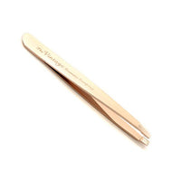 The Vintage Cosmetic Company Slanted Tweezer, Rose Gold - oddros.shop