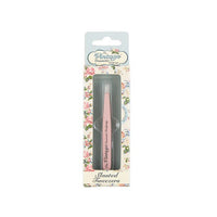 The Vintage Cosmetic Company Slanted Tweezers Soft Touch - Pink - oddros.shop
