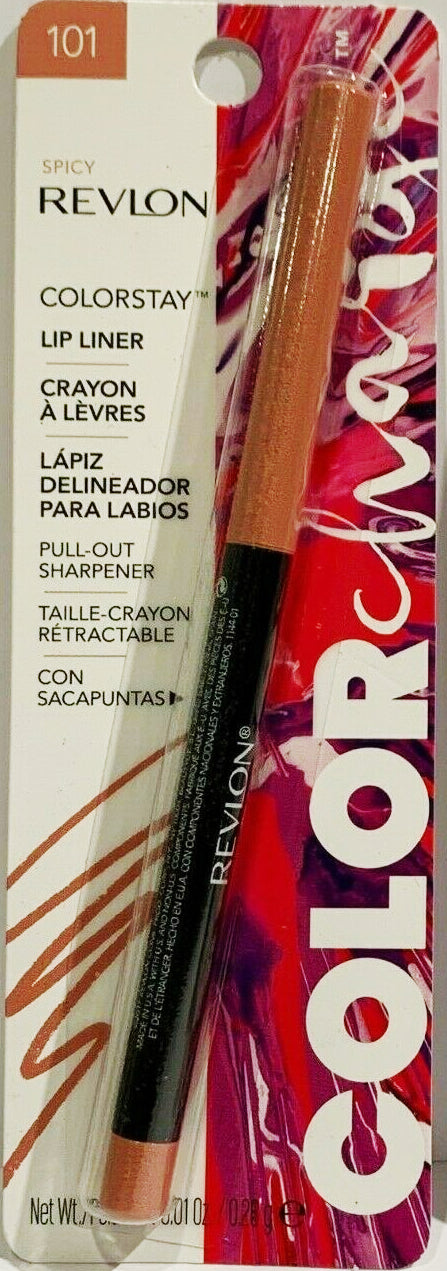 REVLON Color Charge Colorstay LipLiner, 101 Spicy - oddros.shop